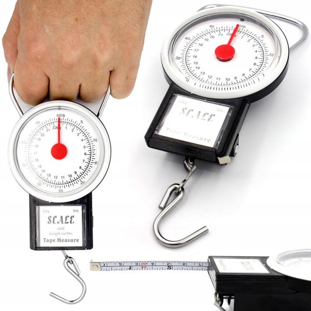Neco Hakenwaage Bis 22 Kg Mit Massband – Angel-/Gepäckwaage Produktbild 