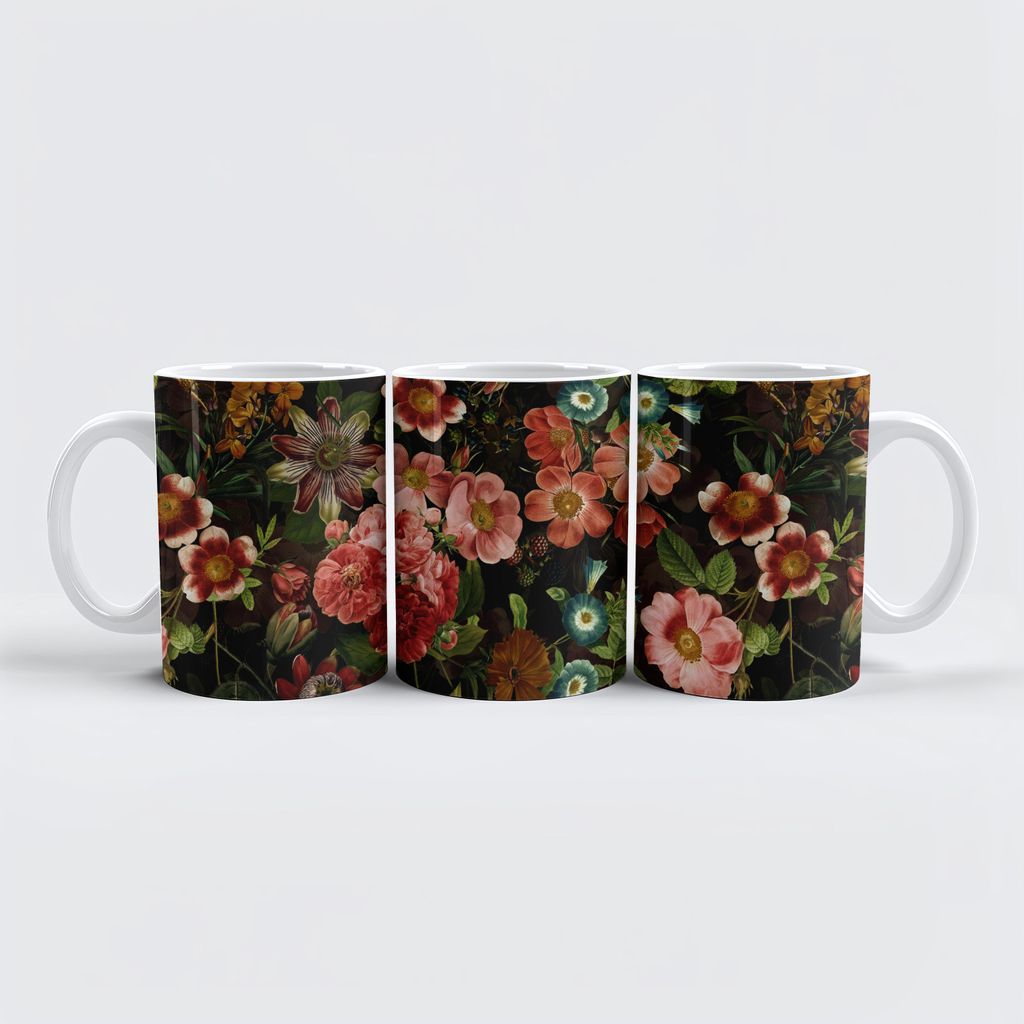 raxxa Premium-Tasse " Blüten aus vergangener Zeit"