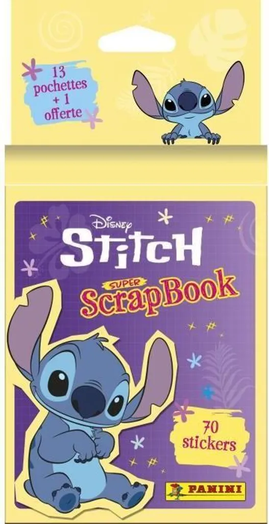 Panini Stitch 2 Blister 14 Bustine 70 Stickers Mon Super Scrapbook Original