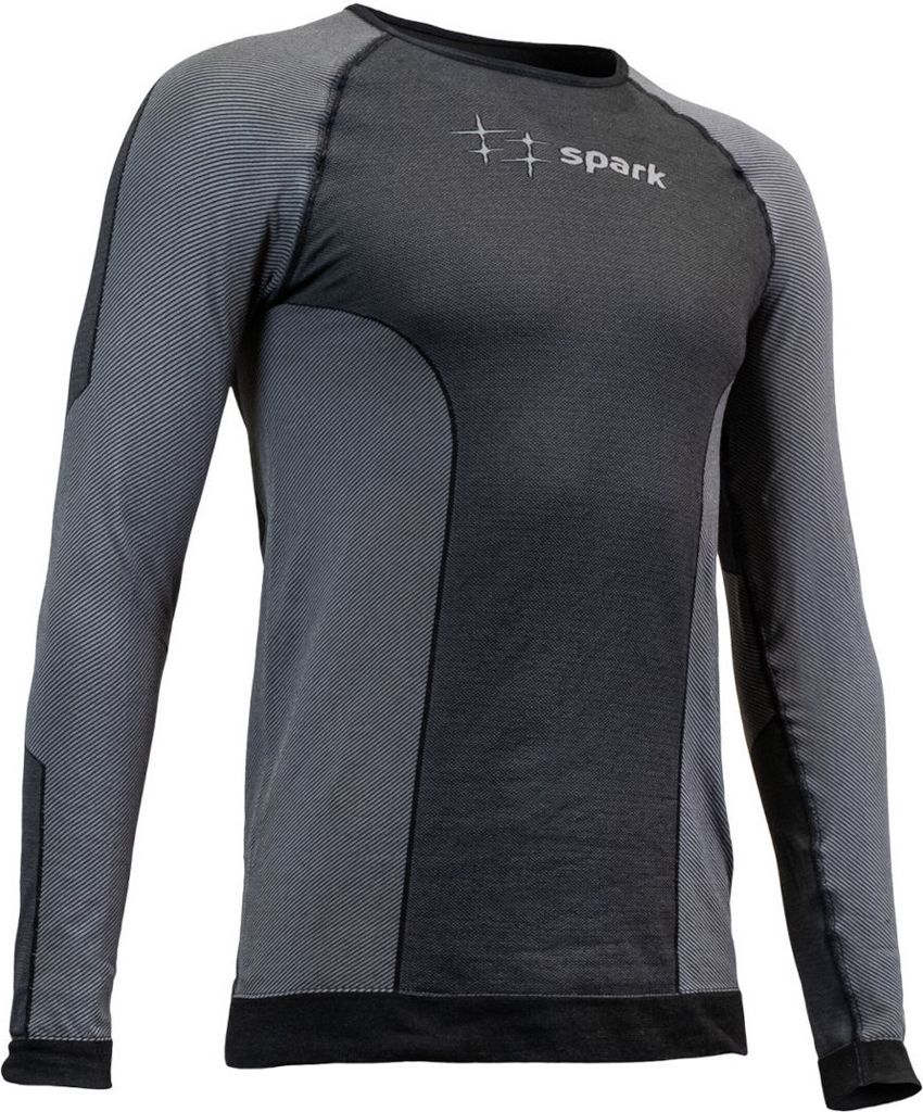 Spark Sunny Langarm Funktionsshirt, grau, 3XL/4XL