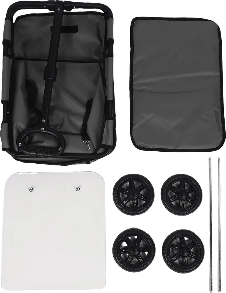 Chariot de camping pour animaux portable et pliable idéal pour sorties
