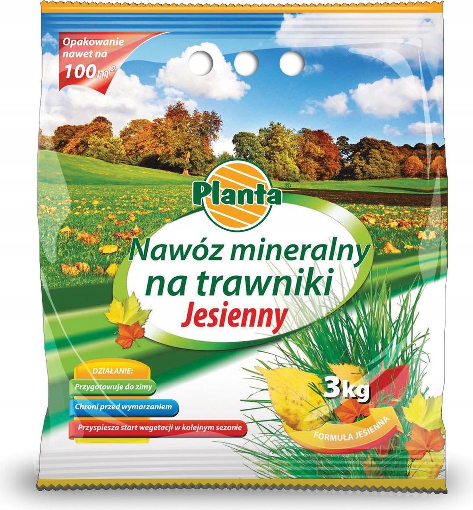 Herbstdünger für Rasen Mineralgranulat 3,1 kg