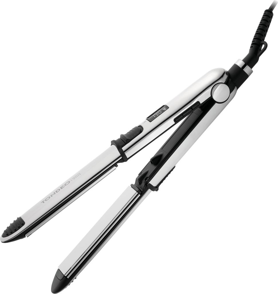 Tondeo Cerion 2in1 Glätteisen mit federgelagerten Titan Produktbild 