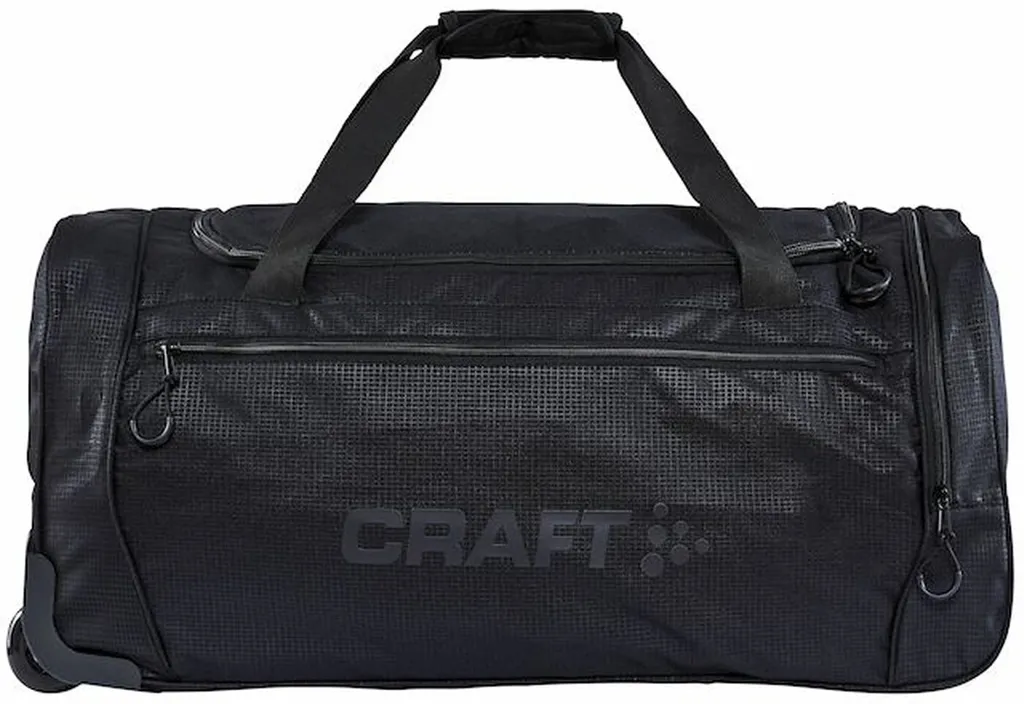 Craft Transit Sac à roulettes 115L noir - Grand bagage de sport robuste