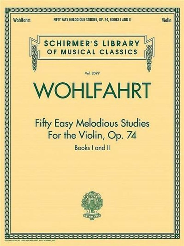 Wohlfahrt, F: Franz Wohlfahrt - Fifty Easy Melodious Studies
