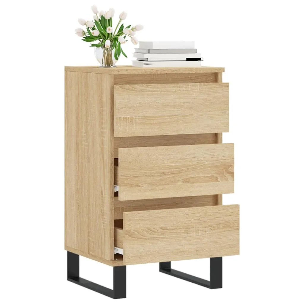Mobile Contenitore 40x35x70 cm Sonoma | Design Scandinavo Rovere Chiaro - 4
