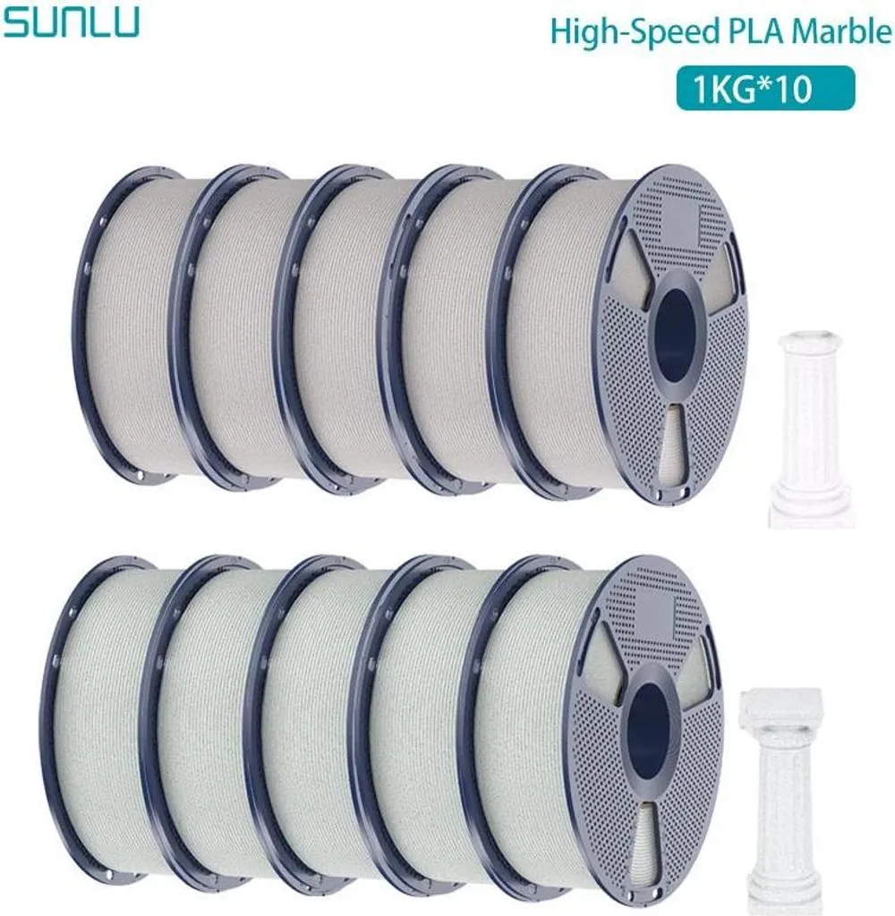 Filament PLA Effet Marbre FG SS Haute Vitesse Texture Mate de Précision - 2