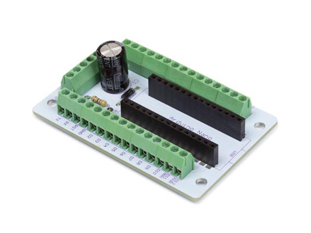 Whadda Anschlussadapter für Arduino Nano, ideal für digital adressierbare LED-Streifen-Projekte,