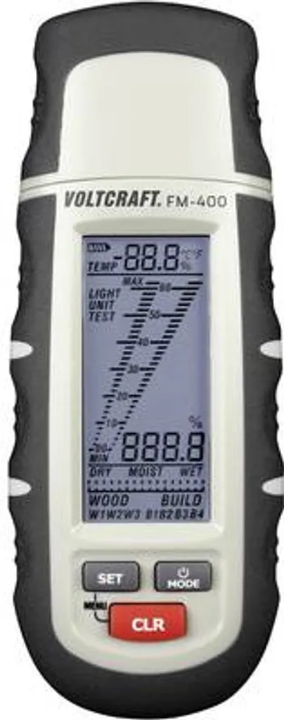 Mesurer humidité bois chauffage et murs avec le Voltcraft FM-400 compact