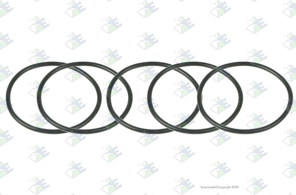Euroricambi Dichtring 60531399 3mm ACM (Polyacryl-Kautschuk) 55mm 1,8g