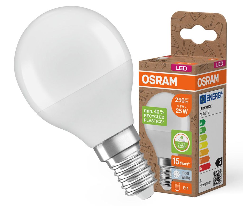 Žiarovka OSRAM LED, E27, 7,2W, 4000K, EEK: A, 1521lm, Obrázok produktu 