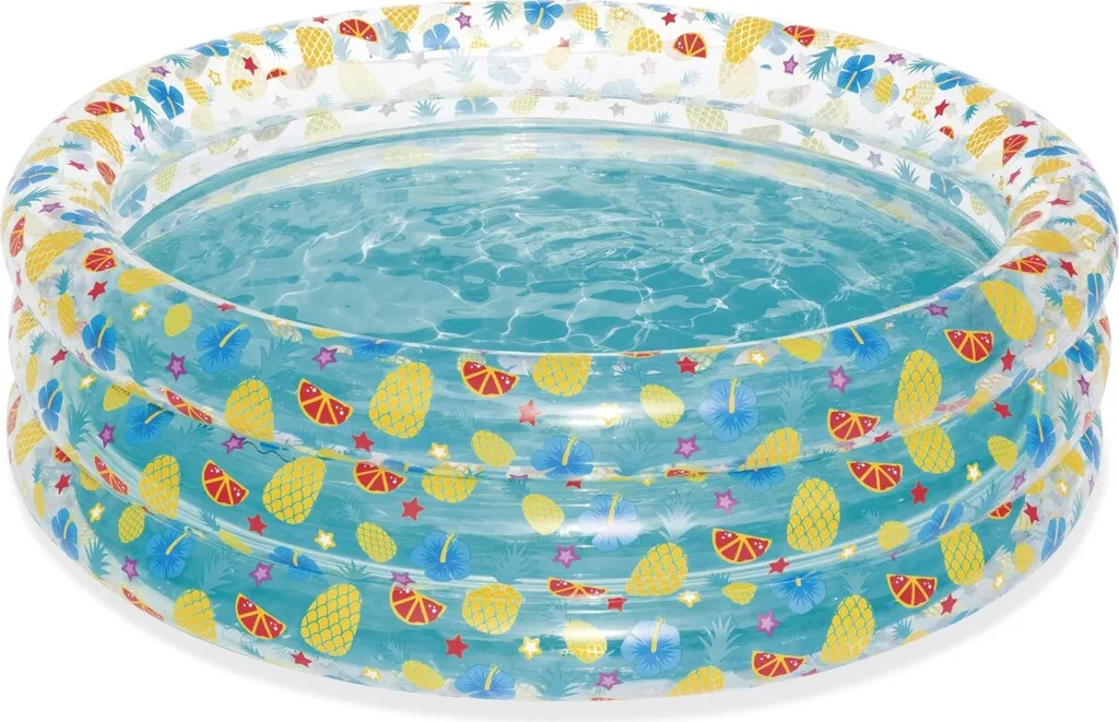 Piscine Tropicale 170 x 53 cm : Anti-Canicule et Sécurité pour Enfants