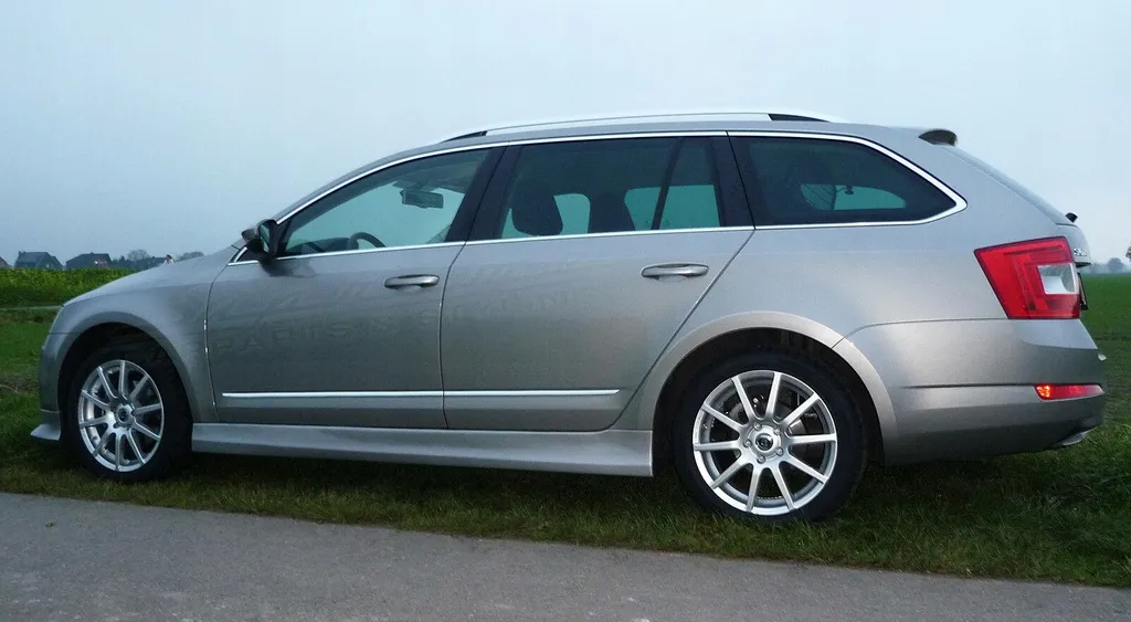 Protéger les portières de Skoda Octavia III Kombi - Baguettes chromées