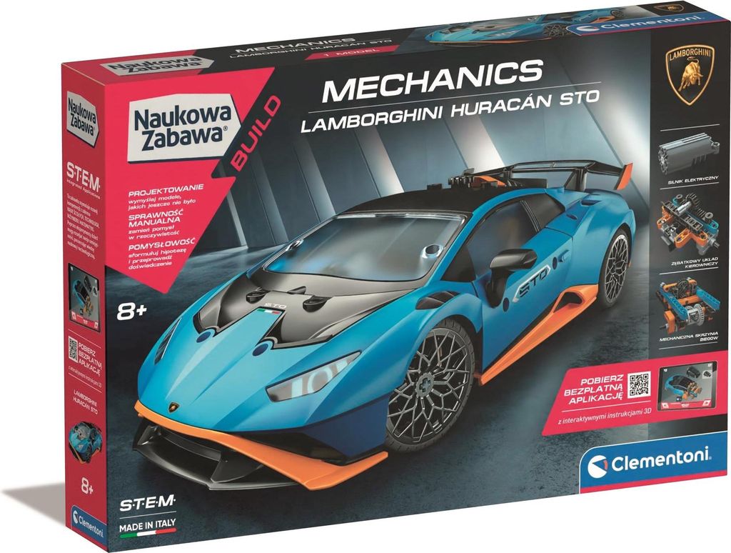 Clementoni Scientific Fun Labor Mechanik Lamborghini Produktbild 