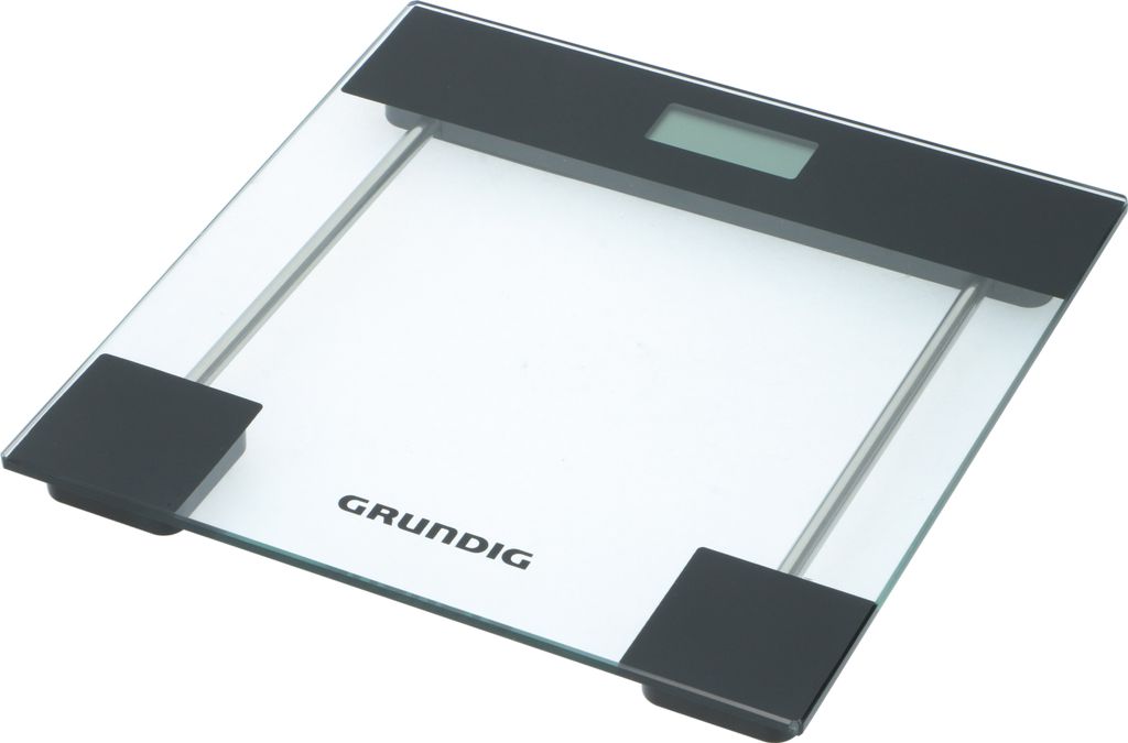 GRUNDIG Osobná váha digitálna, 180 kg, transparentná Obrázok produktu 