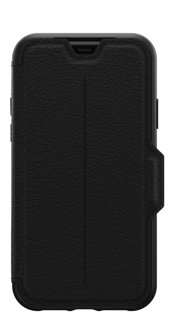 OtterBox Strada iPhone 11: Custodia Flip in Vera Pelle Nera | Protezione Top