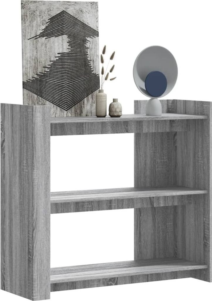 "im Angebot" Konsolentisch Grau Sonoma 100x35x90 cm Holzwerkstoff - Kaffeetisch CC23548