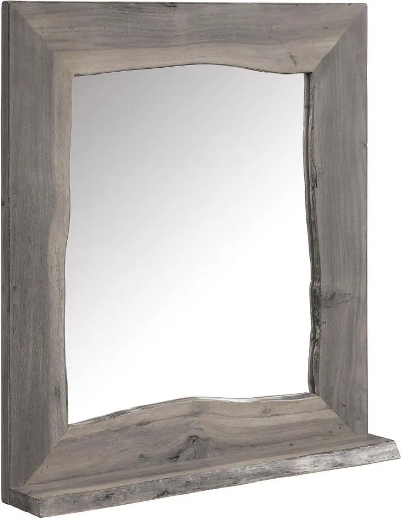 Miroir en Acacia Gris 70x78 cm Finition Laquée Design PURE ACACIA #603