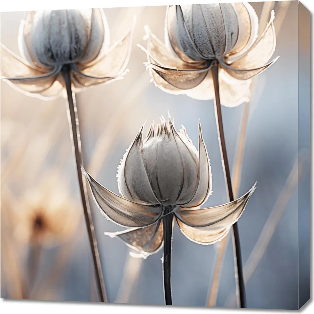 Décoration murale Automne poétique 70x70 cm - Impression d'art carré