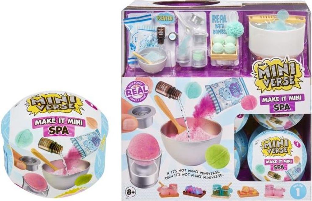 Miniverse Make It Mini Spa, 8 rok / roky, Viacfarebný, Obrázok produktu 