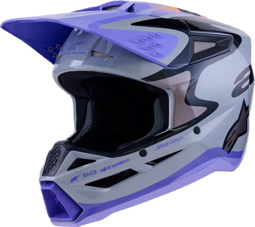 Alpinestars S-m3 Jettson Ece22.06 Offroad-helm Grau XS Grau XS