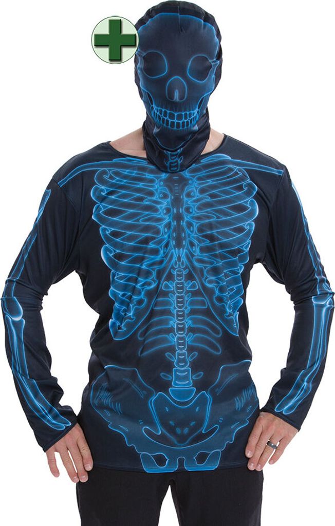 Body Kostüm Mann Herren X Ray Größe: 54