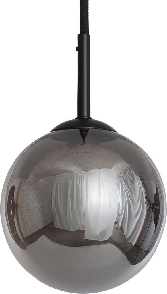 Pendelleuchte Glas Kubad Schwarz Produktbild 