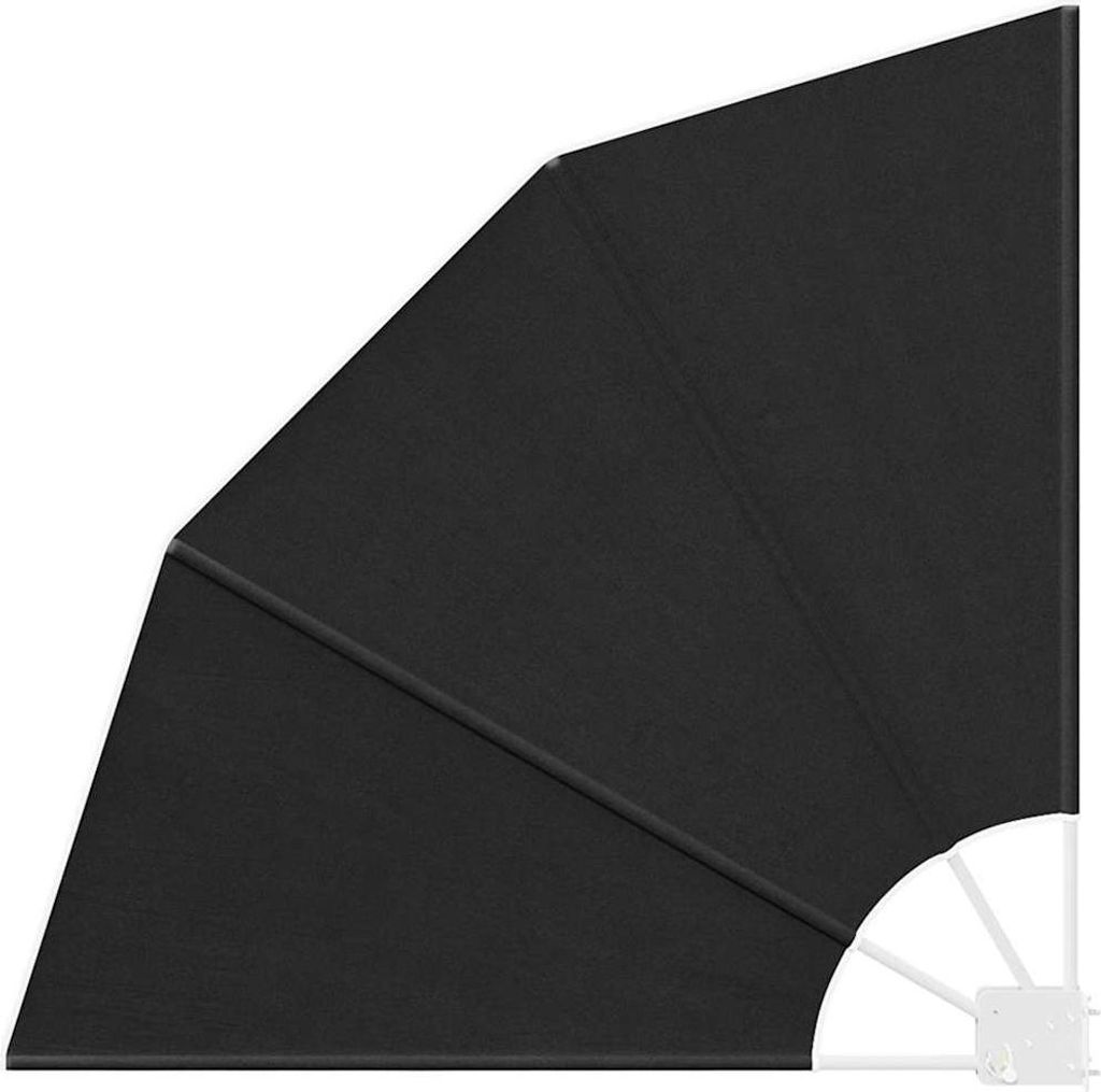 vidaXL Balkon Sichtschutz Anthrazit 115 x 115 cm Polyester