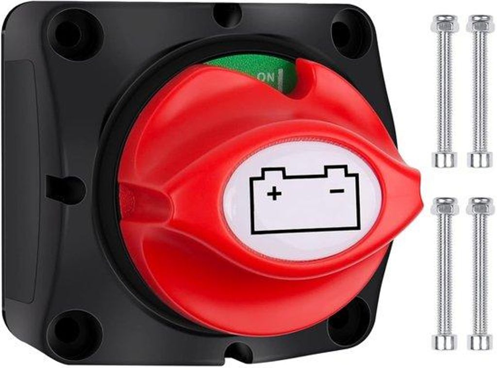 12V 24V 48V Batterie-Schalter 1-2-Beide-OUT 275A Batterie-Schalter für Boot- Vrachtwagen- Bus- Auto- Motorrad
