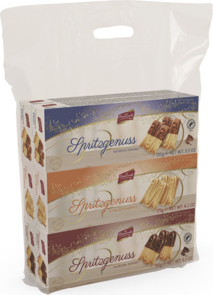 Coppenrath Spritz Genuss Tragetasche 6 Stück verschiedene Sorten 950g
