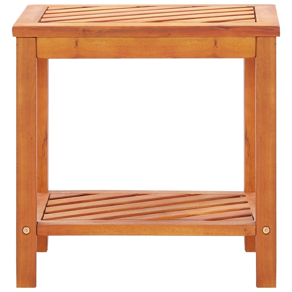 vidaXL Beistelltisch Akazienholz Massiv 45 x 33 x 45 cm Produktbild 