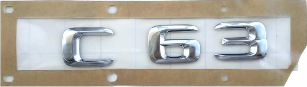Schriftzug C63 Emblem Abzeichen Logo Mercedes C W204 W205 Produktbild 