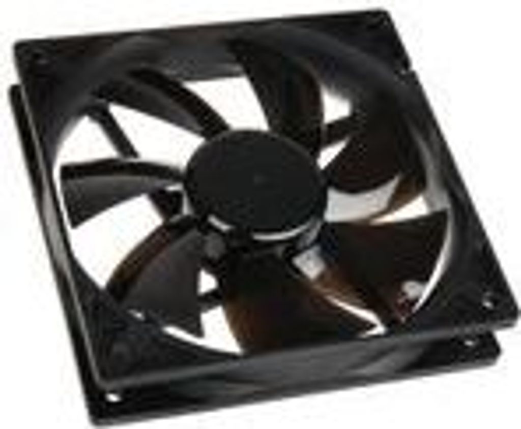 Noiseblocker BlackSilentPro PL2, Ventilator, Computertasche, 12 cm, Schwarz, 4,5V, 12 cm
