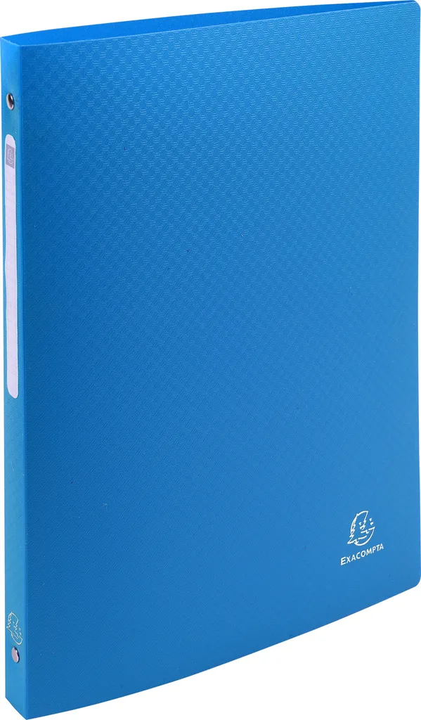 Classeur 4 anneaux 15mm OPAK Bleu Clair Exacompta - Lot de 20 unités