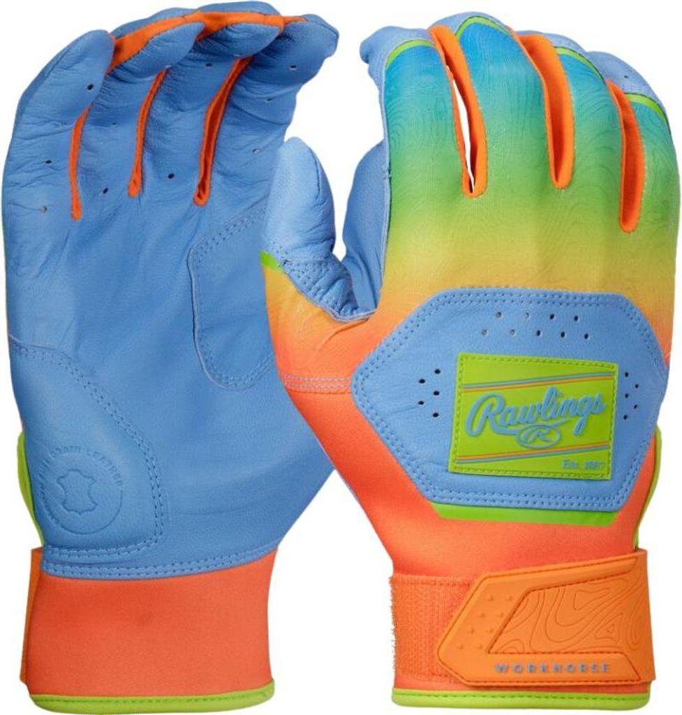 Rawlings WH25BG Workhorse Fun Burst XL Columbia Blue/Orange Baseball/Softball Artikel