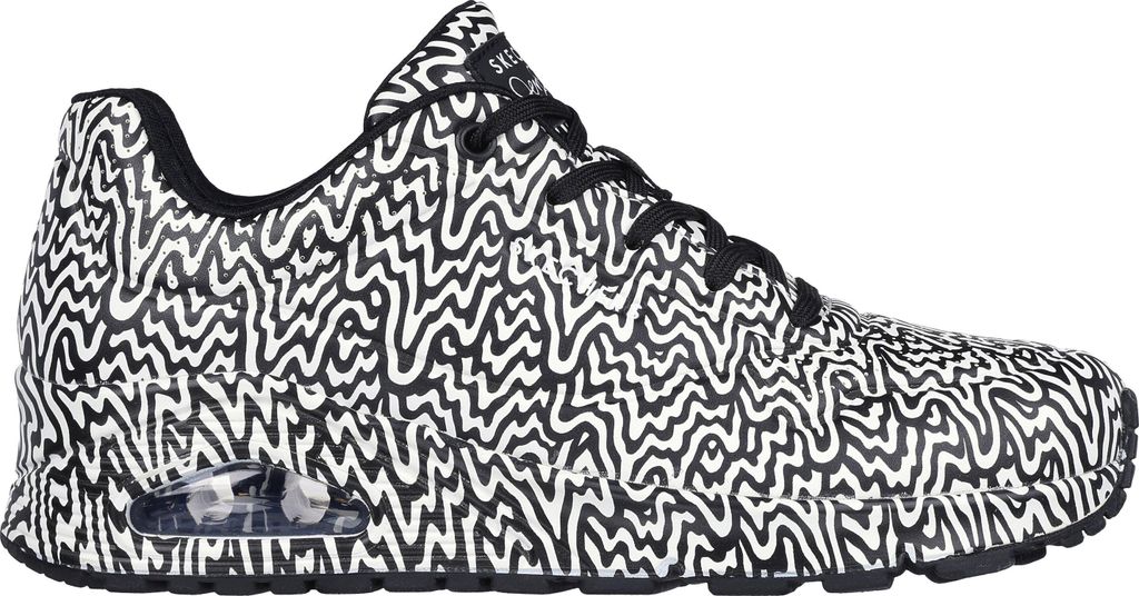 Skechers Uno Infinite Drip Black And White / Leather Größe Produktbild 