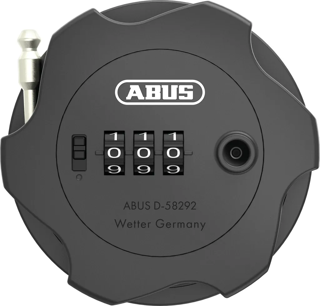 Antivol Casque de Moto et Ski Abus Combiflex Adventure Câble Enrouleur