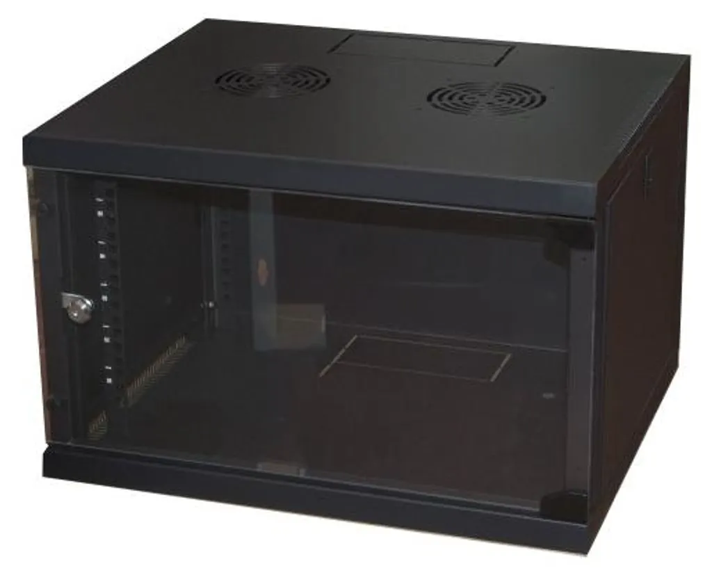 Link Accessori LK1907UN Rack 6U Coffret Mural Noir pour Réseau Informatique