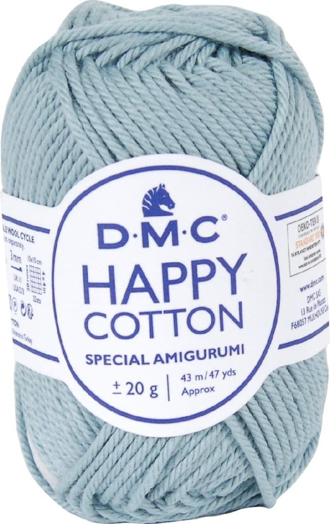 DMC Happy Baumwolle - fijn garen, 100% katoen, nummer 392, Productafbeelding 