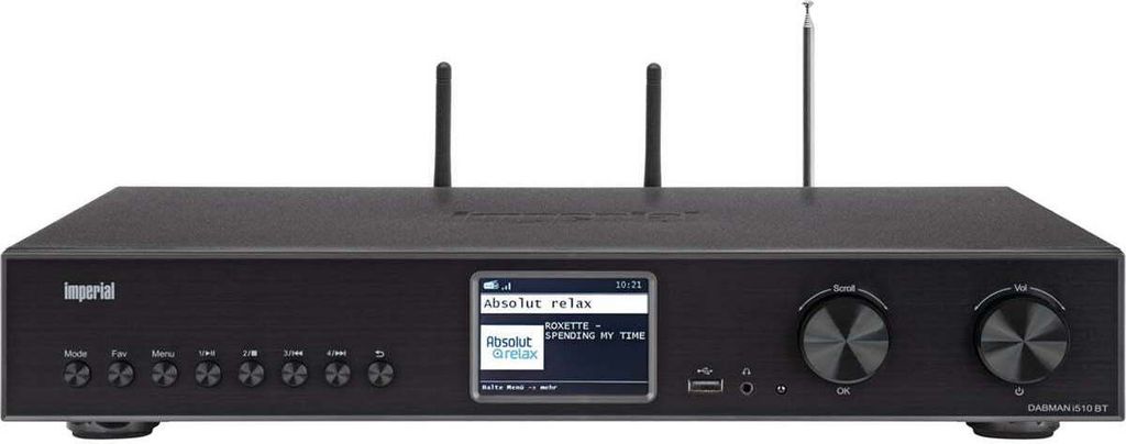 Imperial DABMAN i510BT, Internet, Digital, DAB+, FM, 87,5 - Produktbild 