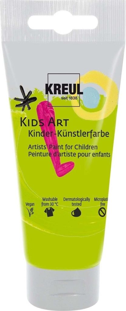 KREUL Kids Art Kinder-Künstlerfarbe 75 ml gelbgrün