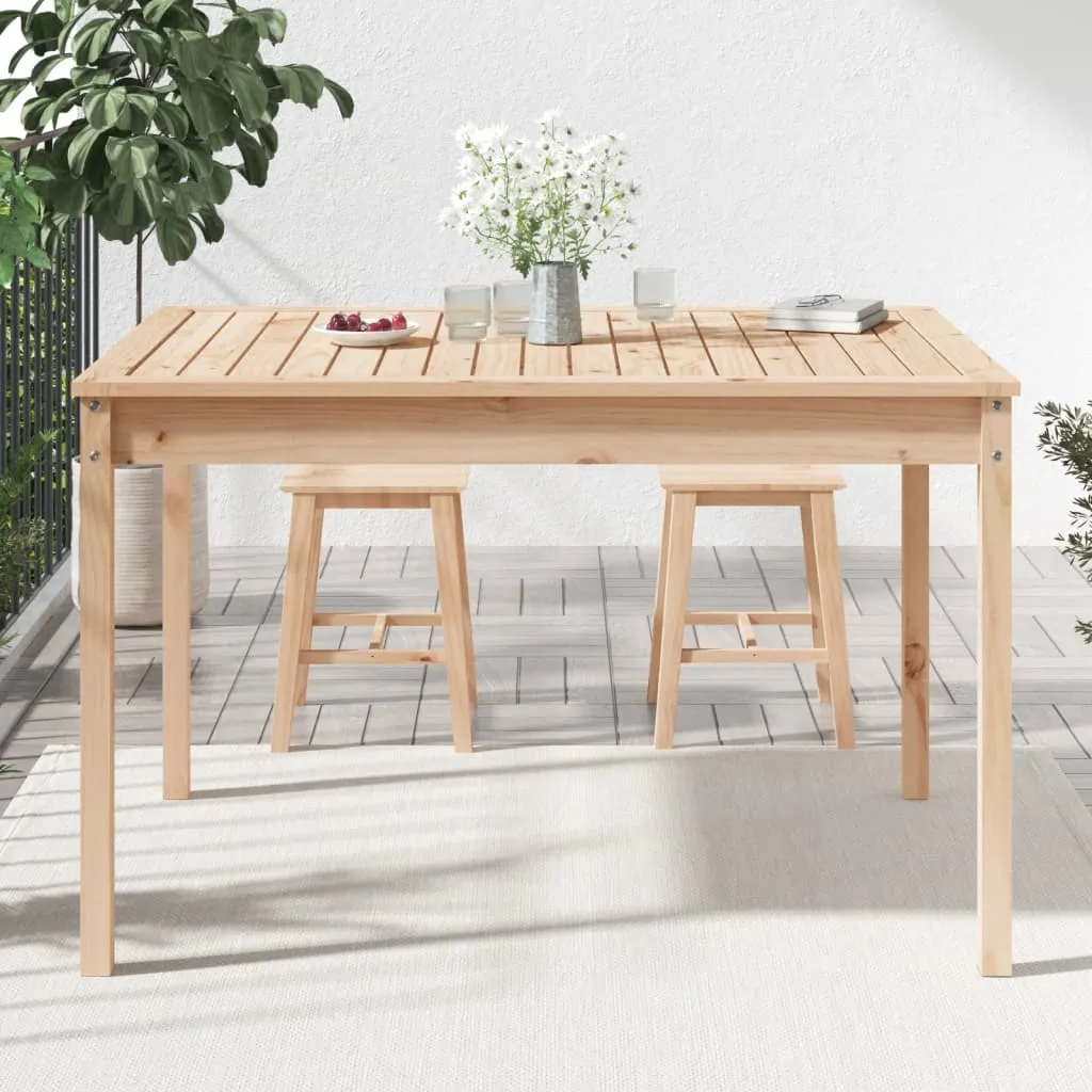 Tavolo da Giardino vidaXL 121x82,5x76 cm in Legno di Pino Massiccio - 4
