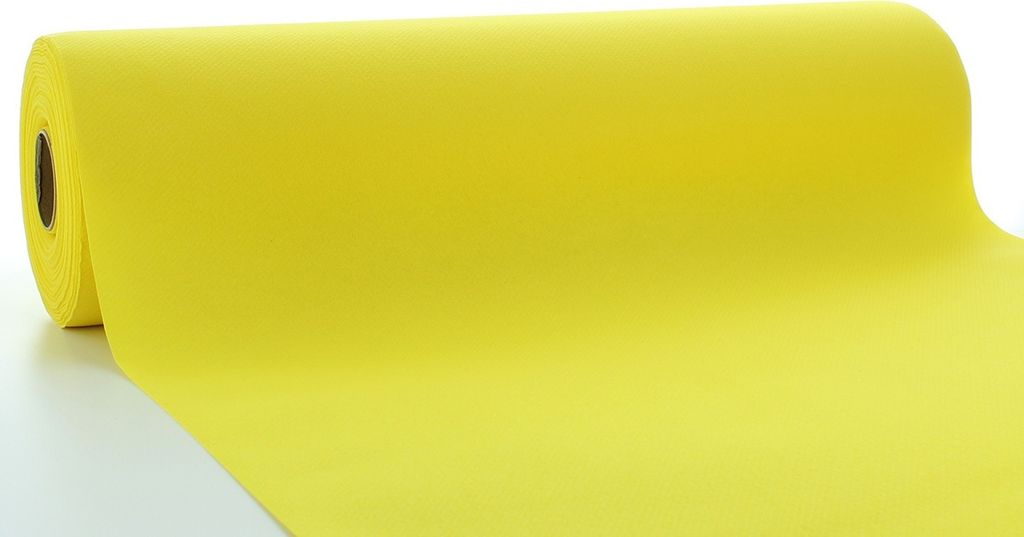 Sovie HORECA Tischläufer Gelb aus Linclass Airlaid 40 cm x 24 m, 1 Stück