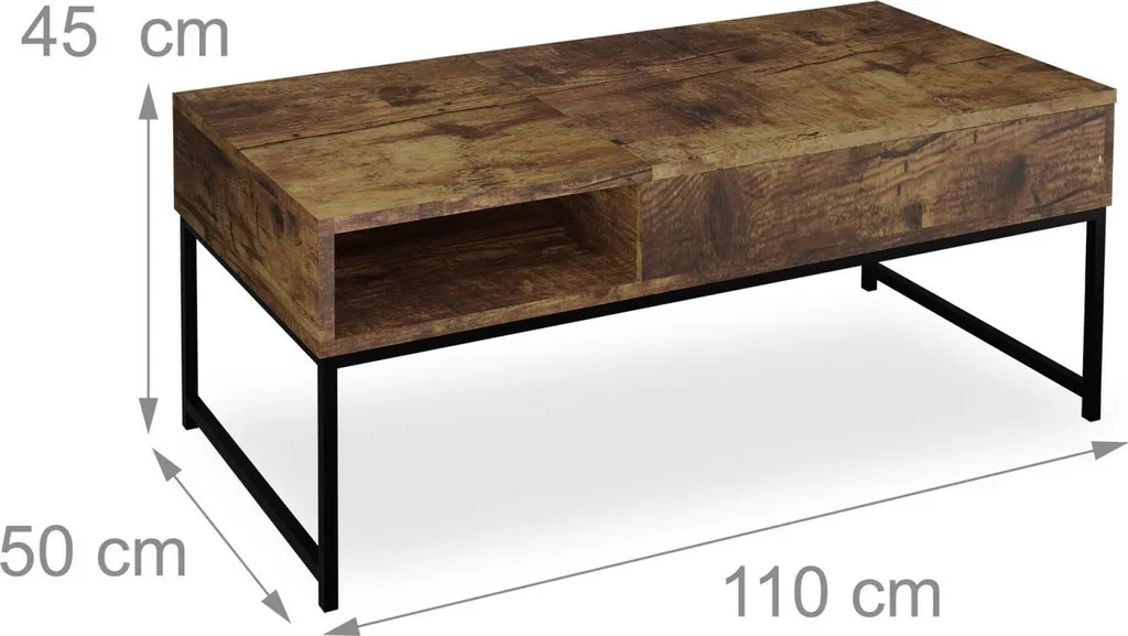Table basse pliante ultra légère et compacte pour balcon et studio 60cm - 4