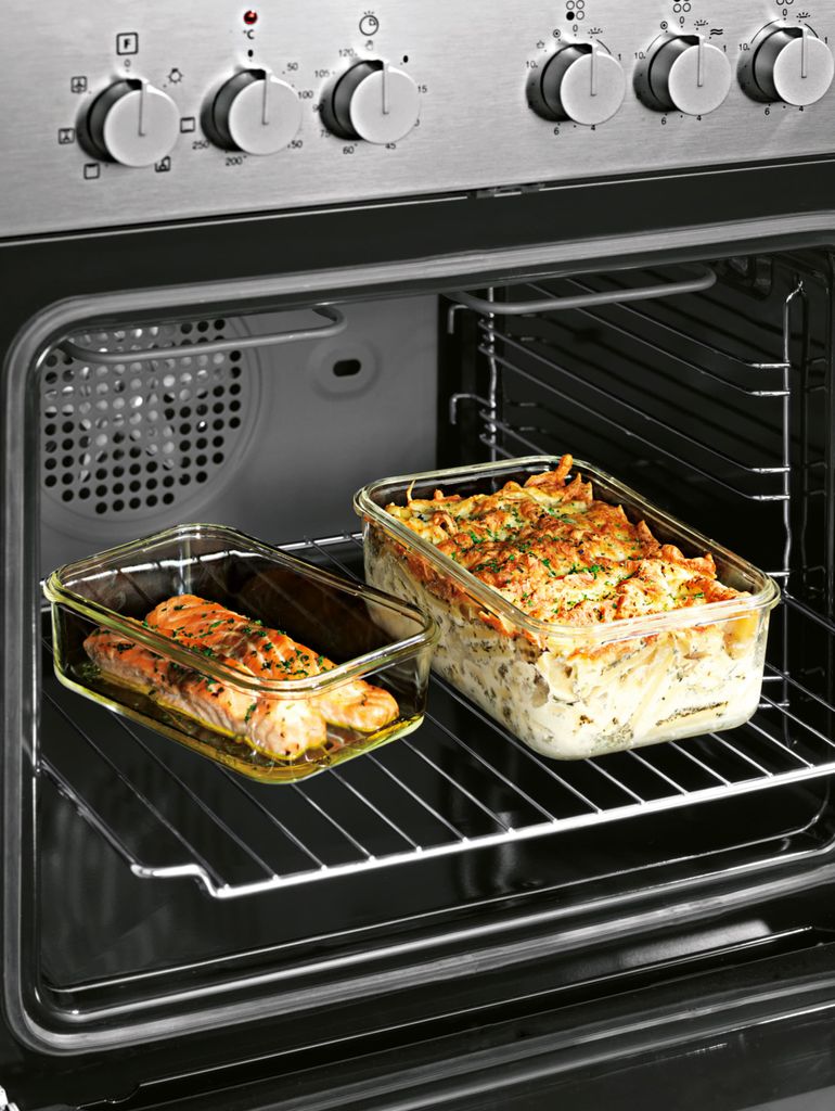 GOURMETmaxx Glas Frischhaltedosen Klick-it 4er Set geeignet Produktbild 19