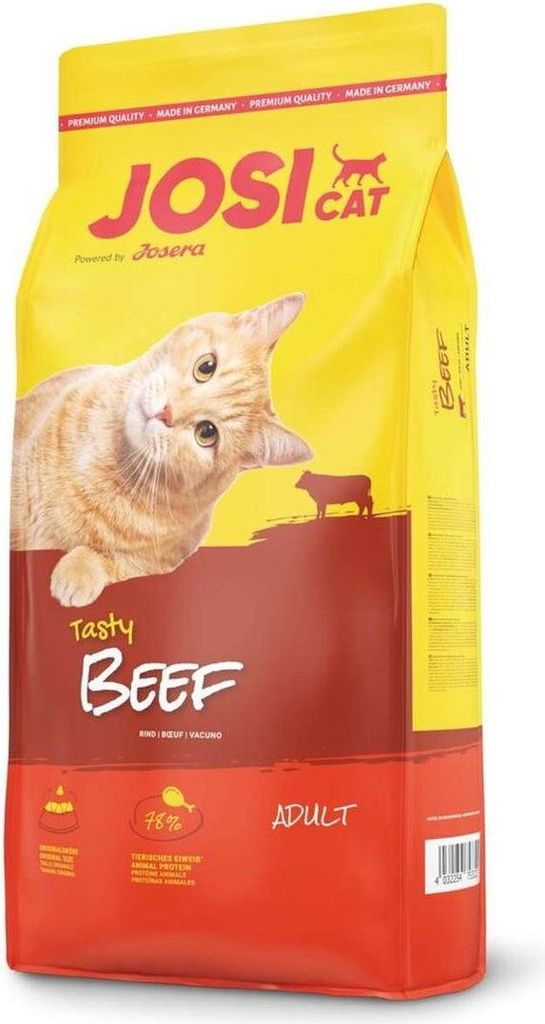 JOSERA JosiCat Beef - Trockenfutter für Katzen - 10 kg Produktbild 