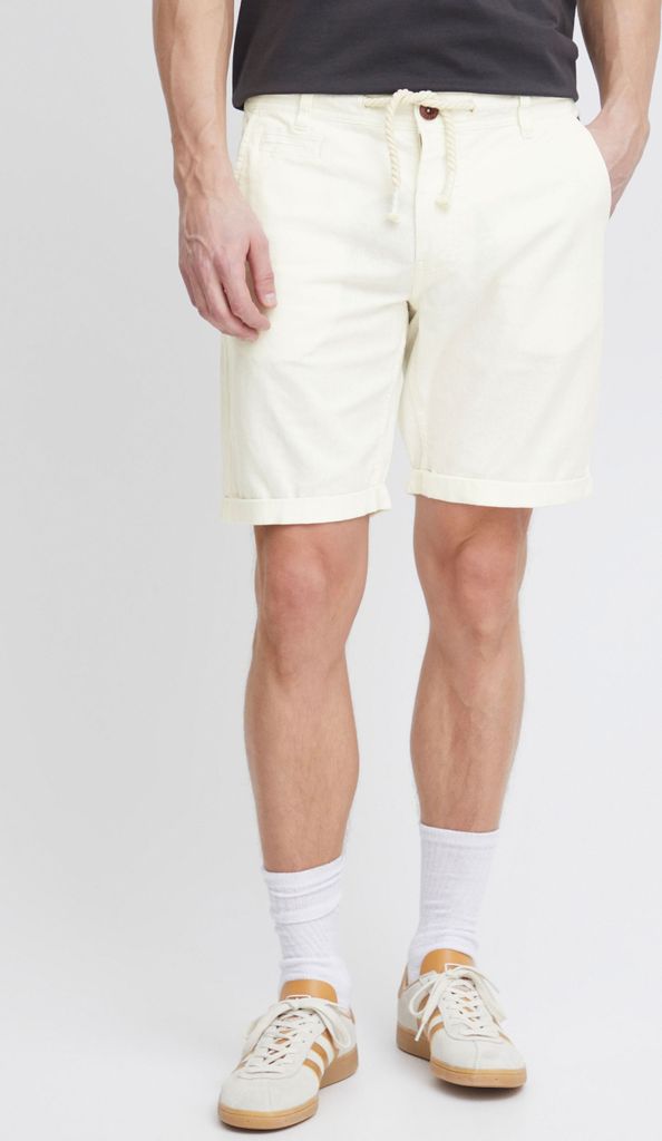 BLEND BHLias Herren Leinenshorts kurze Leinenhose Bermuda Eingrifftaschen Gürtelschlaufen Leinenmix Regular fit