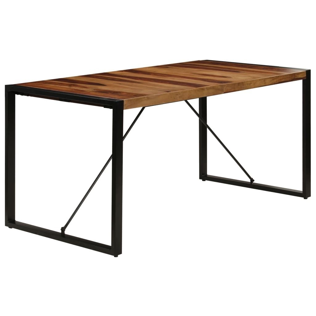 Esstisch 160x80x75 cm Massivholz Akazie