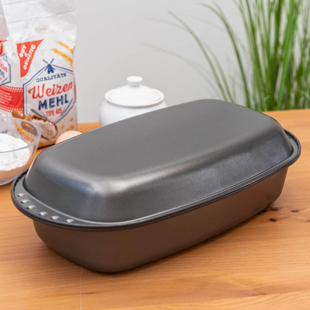SIDCO Bratenform mit Deckel Backform Auflaufform Produktbild 2