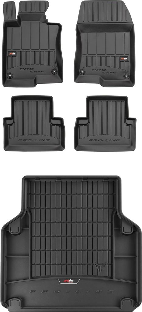 FROGUM 3D Gummimatten und Kofferraummatte für Honda Accord VIII 2008-15